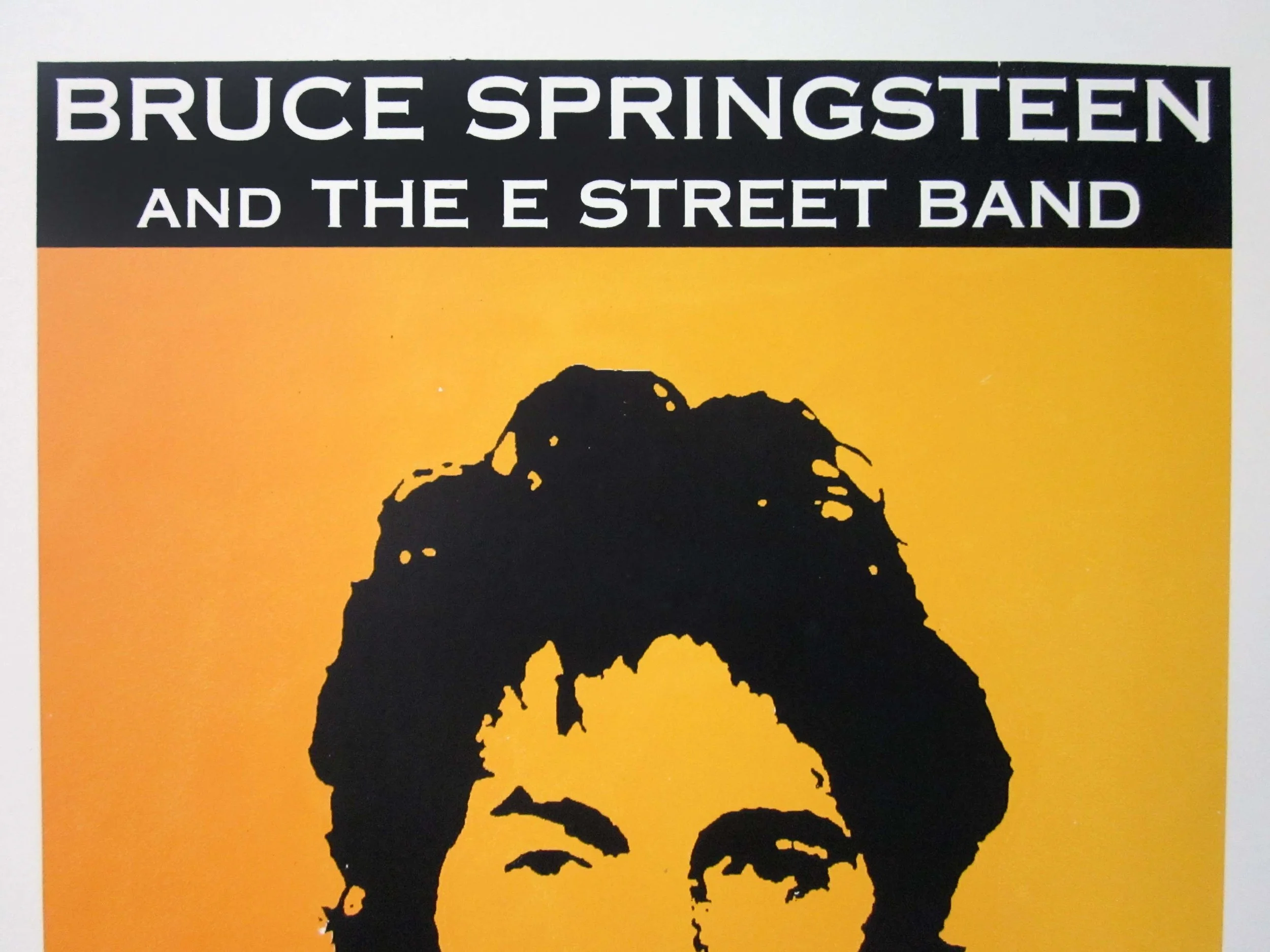 Bruce Springsteen 1978 Concert Poster — FLOURNOY HOLMES